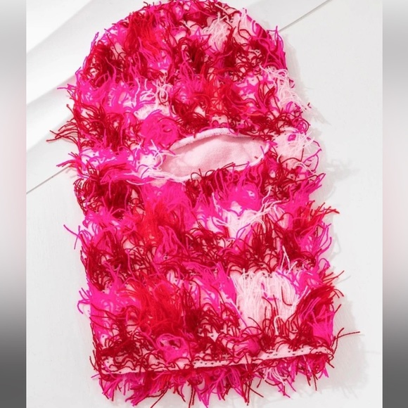 SHEIN 1 pc Unisex Color Block Windproof Fashionable Balaclav a cap Outdoor - Picture 3 of 5